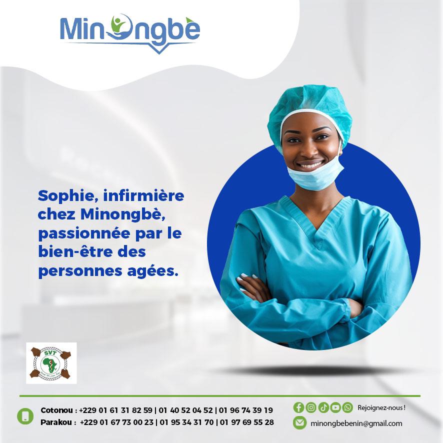 Rencontrez Sophie, infirmière chez Minongbé !